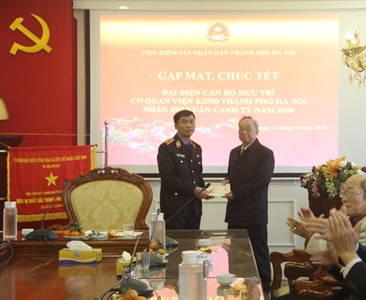 Gặp mặt, chúc tết Cán bộ hưu trí nhân dịp xuân Canh Tý 2020